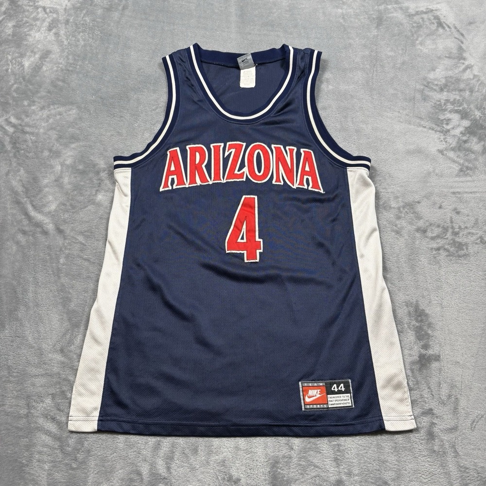 Vintage 90's Nike Arizona Wildcats Basketball Jersey #4 Made In USA Size Medium